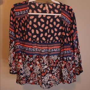 Bright and colorful blouse